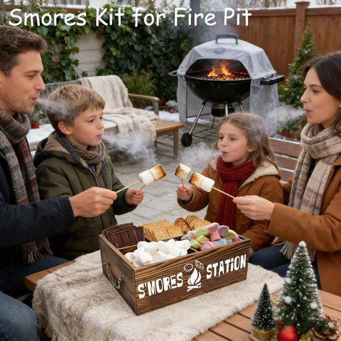 Arflo smores storage tray for fire pit essentials
