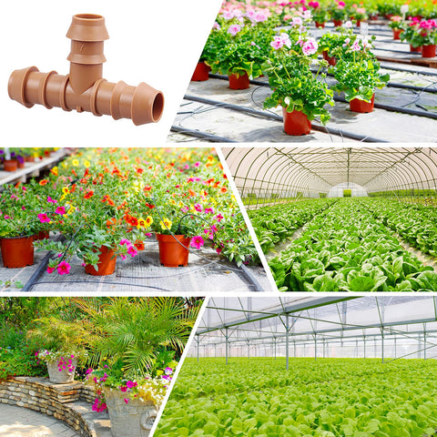 Arfun garden irrigation tee fittings suit greenhouses and patios