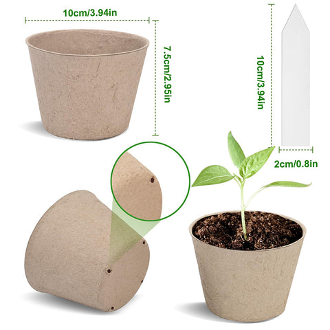 ARGCONNER 30 plant labels included for seed tracking and organization