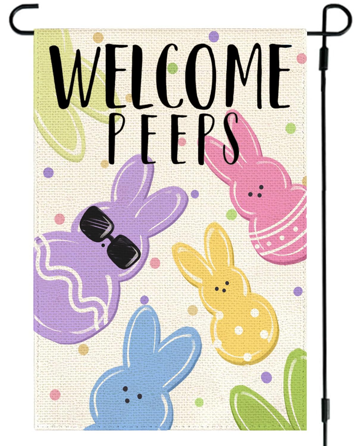 argoofg easter flag front view highlights welcoming porch colors