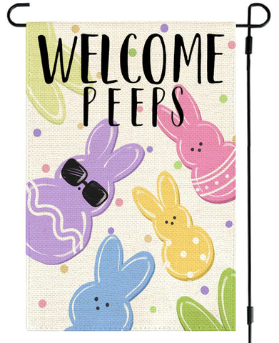 argoofg easter flag front view highlights welcoming porch colors