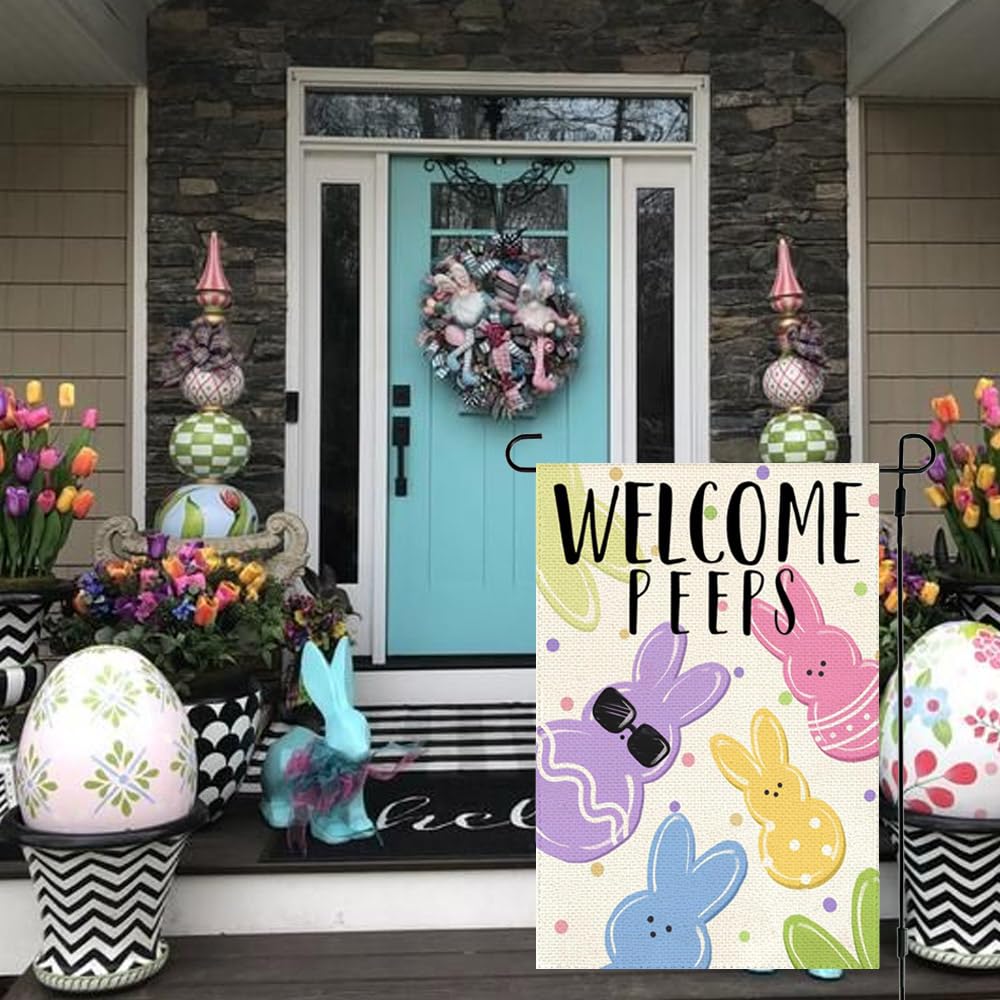 argoofg easter flag machine-washable for easy care