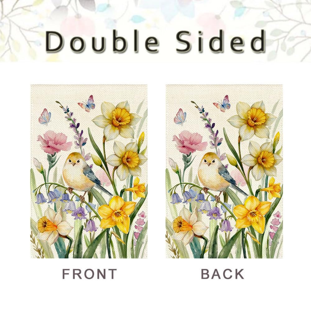 ARGOOFG Daffodil flower design adds fresh spring vibes to decor