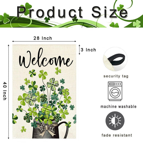 ARGOOFG welcomes guests with a decorative garden flag for entryway charm.