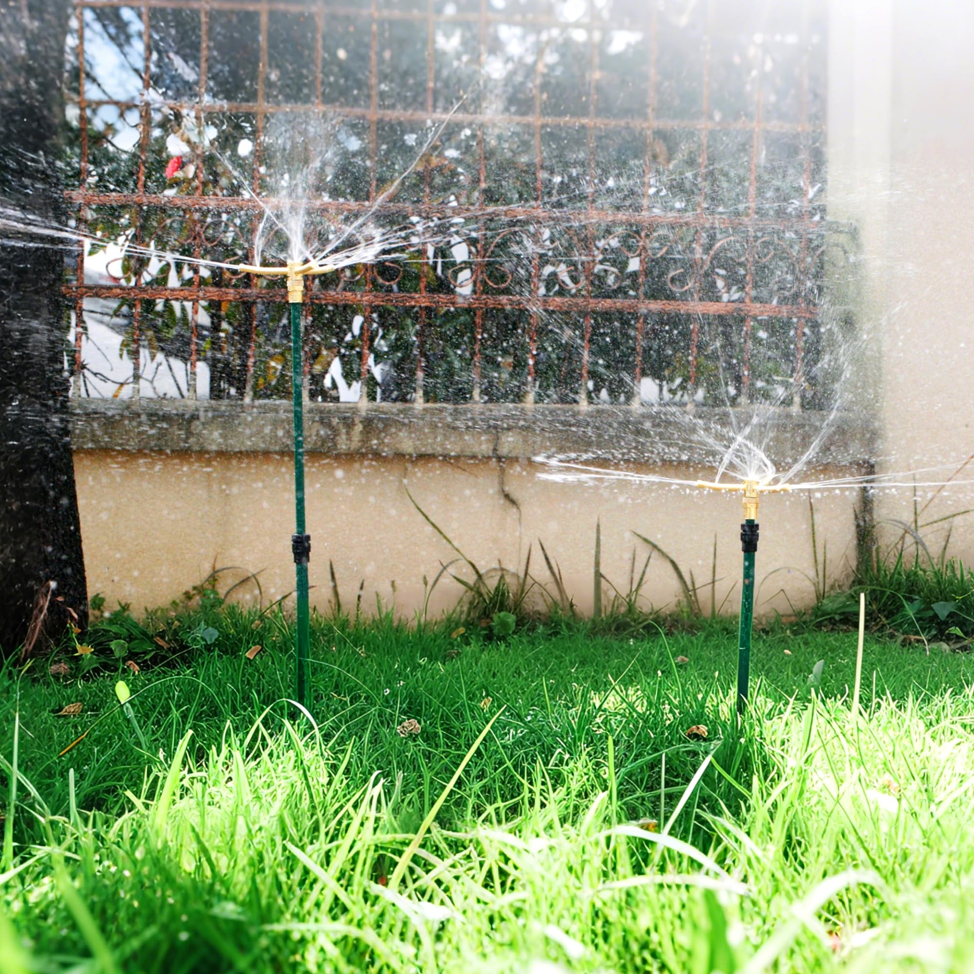 ARICOR durable brass and ABS sprinkler construction for long-term use.