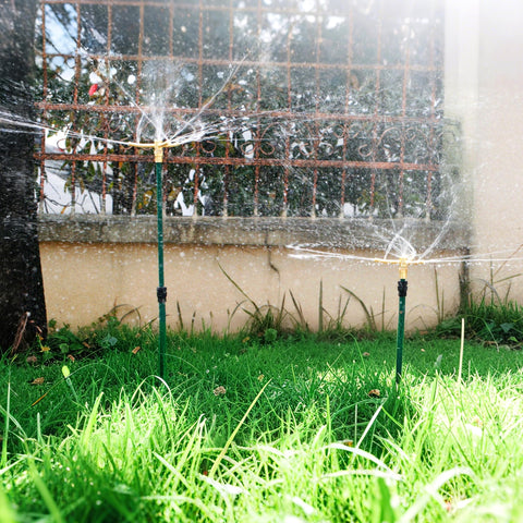 ARICOR durable brass and ABS sprinkler construction for long-term use.