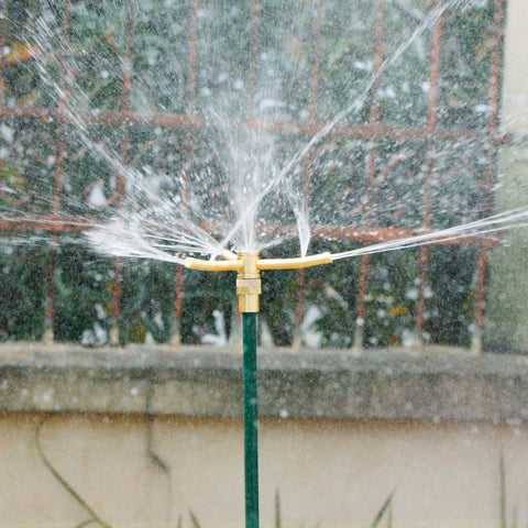 ARICOR water-efficient sprinkler delivers targeted spraying with minimal waste.