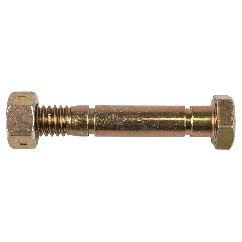 Close-up of 5/16-inch shear bolts ready for quick replacement on compatible Ariens models.