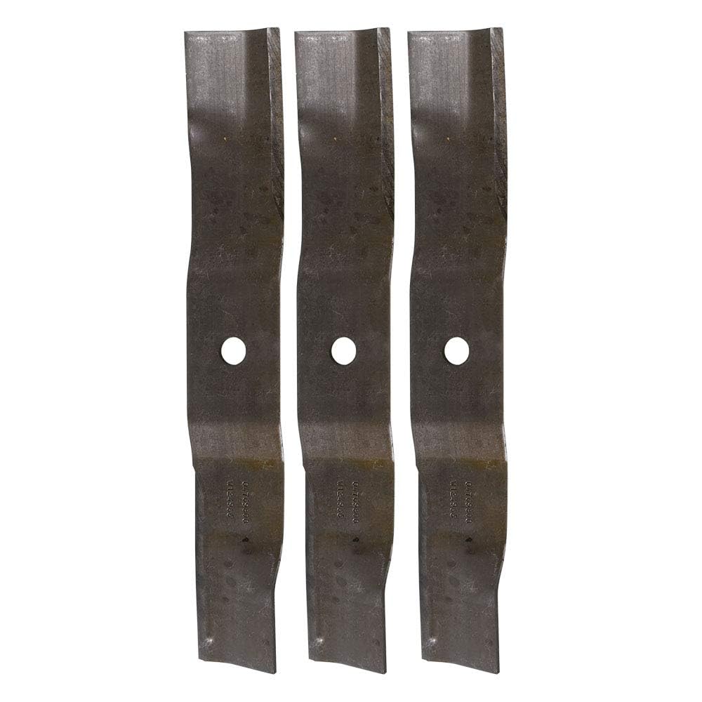 Ariens Gravely 04769800 blades 3-pack for 42-inch decks extend blade life.