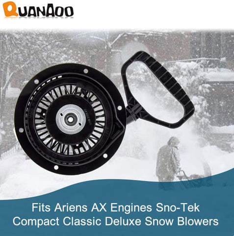 Ariens Sno-Tek recoil starter assembly compatible with AX engines.