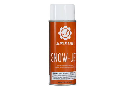Ariens Snow-Jet treated chute area showing reduced sticking and smoother operation.