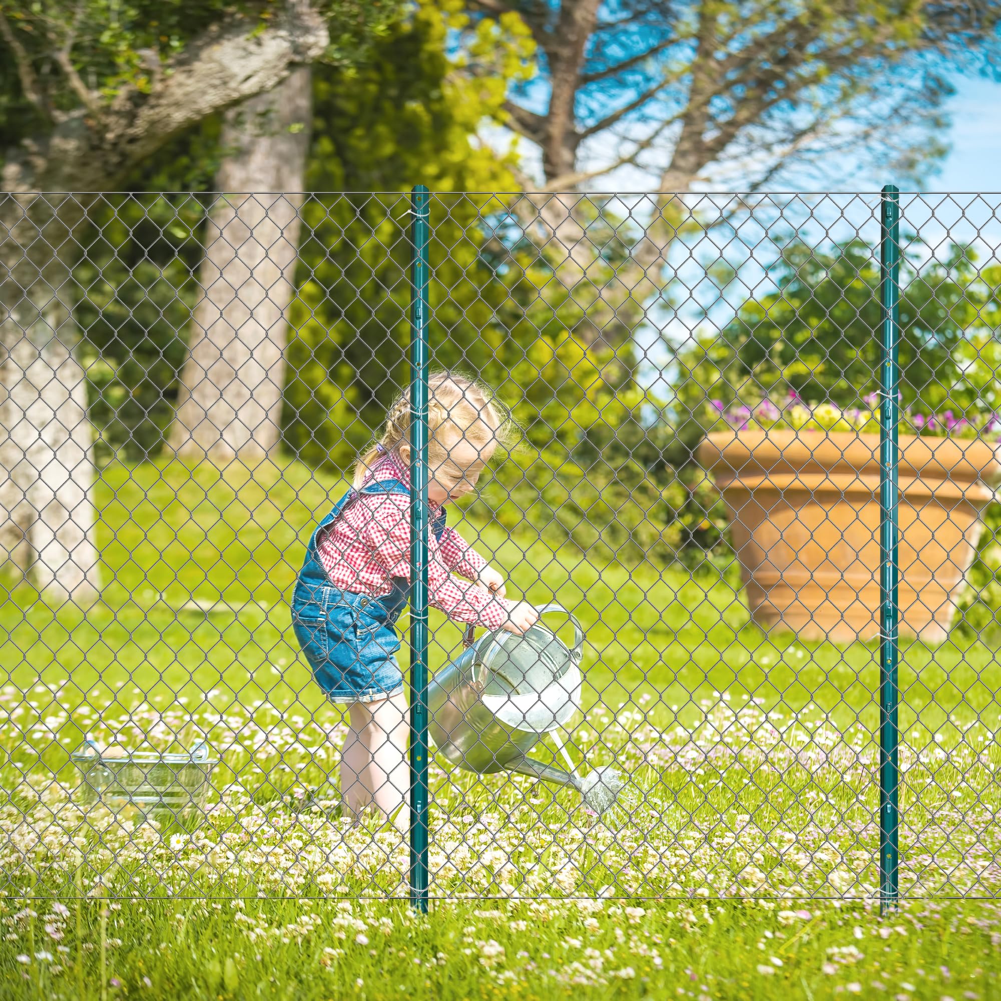ARIFARO adjustable tags fence post for precise tension and easy alignment.