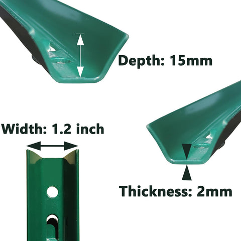 ARIFARO corner anchor post keeping fence corners square