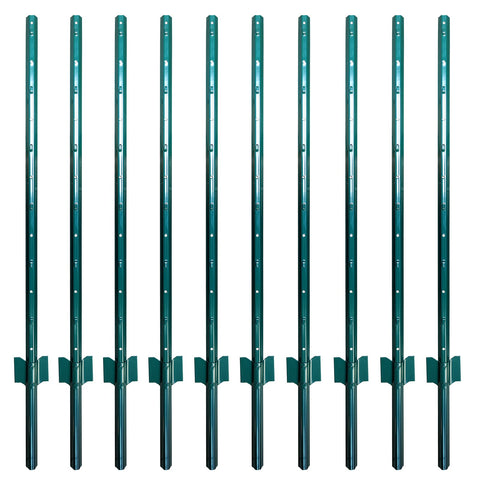 ARIFARO fence post 4ft pack of 10 ready for quick no-dig installation