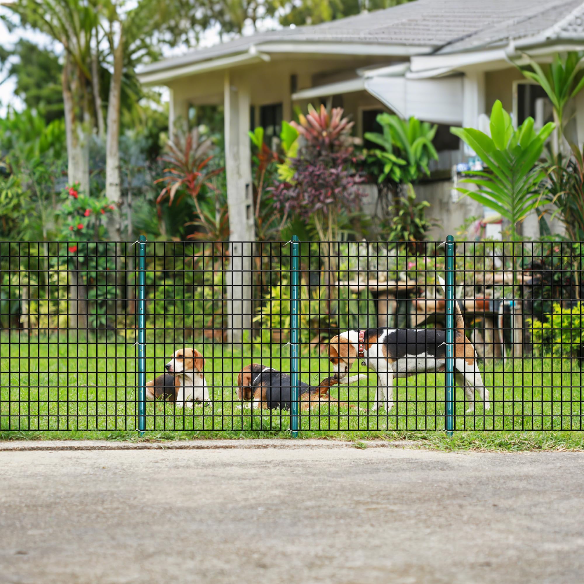 ARIFARO garden fence corner anchor for reliable perimeter support.