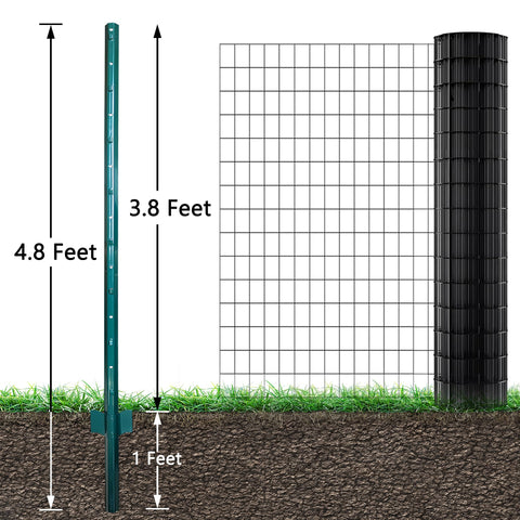ARIFARO no-dig installation enables quick, clean fence setup with a hammer or post driver.
