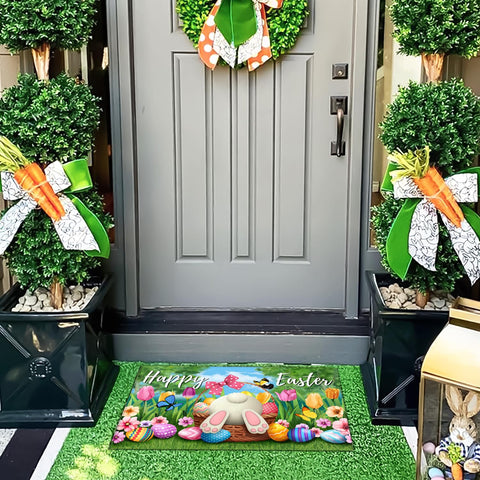 ARKUKT Festive doormat adds cheerful touch to front door and interior spaces.