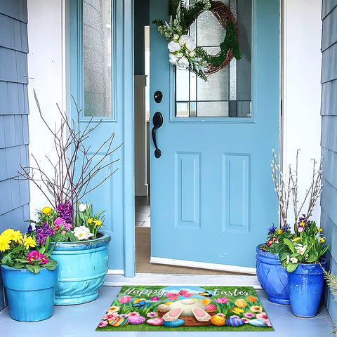 ARKUKT 17x29 inch doormat with safe non-slip bottom for porch or entrance.