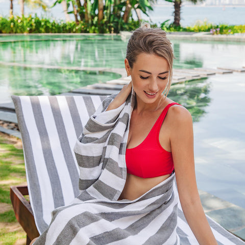 Arkwright machine washable lounge covers for easy cleaning after beach days.