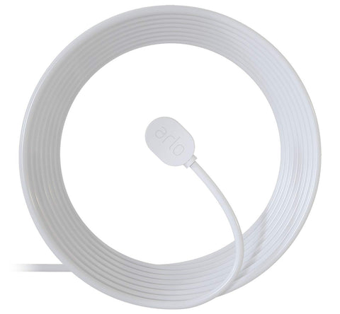 Arlo outdoor charging cable 25ft for flexible placement and continuous power.