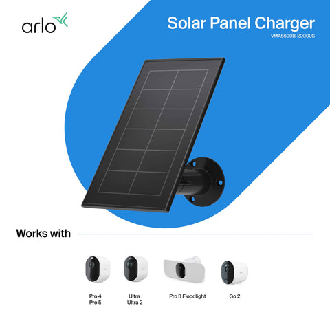 Arlo Solar Panel Charger is an official Arlo accessory for multiple cameras.