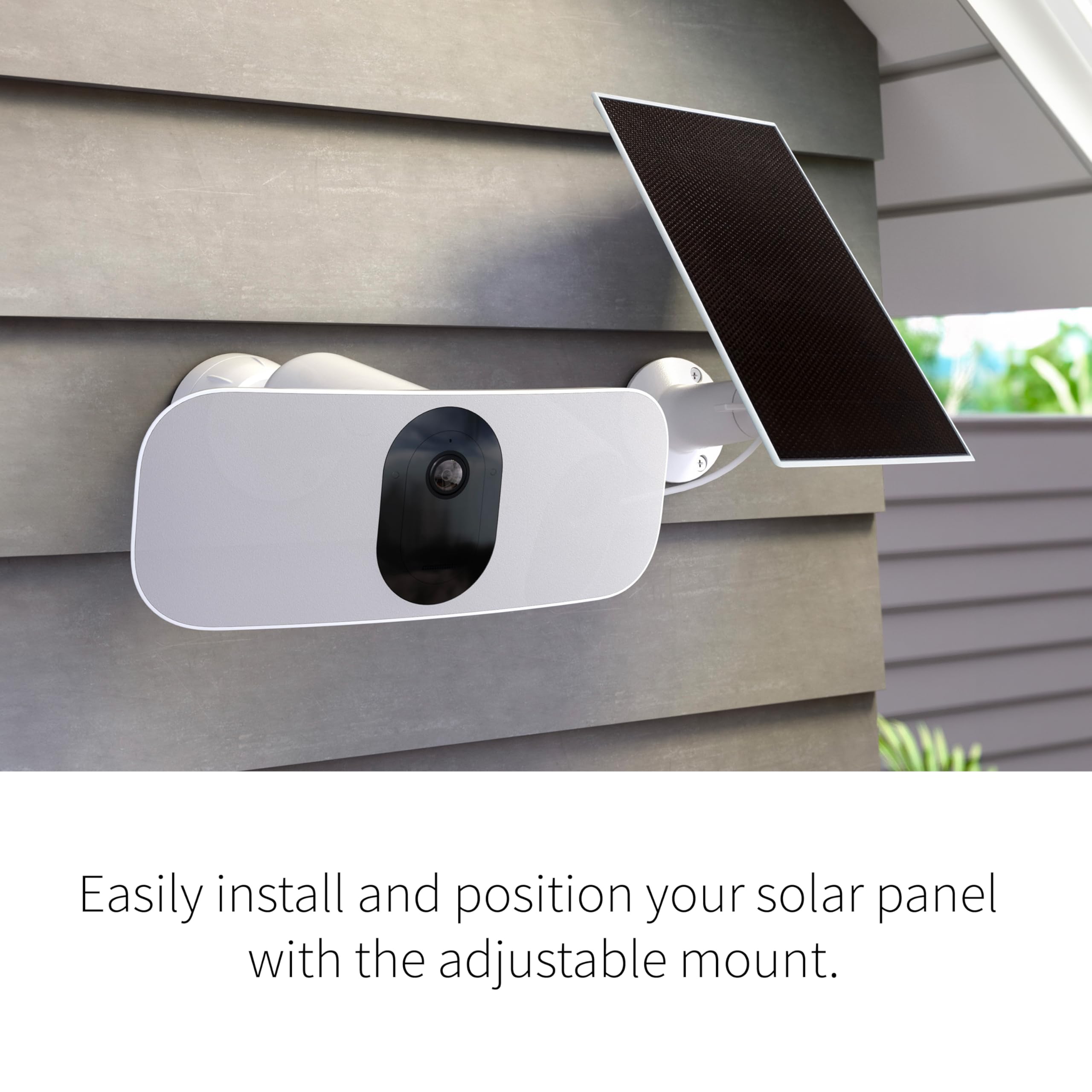 Arlo Solar Panel Charger micro-USB adapter simplifies battery-less operation.