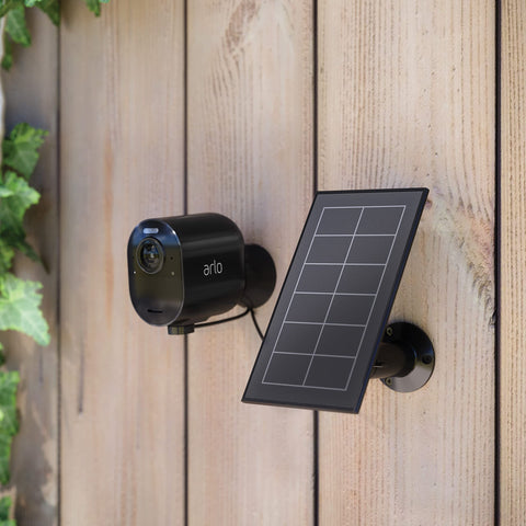 Arlo Solar Panel Charger weather-resistant design endures outdoor conditions.