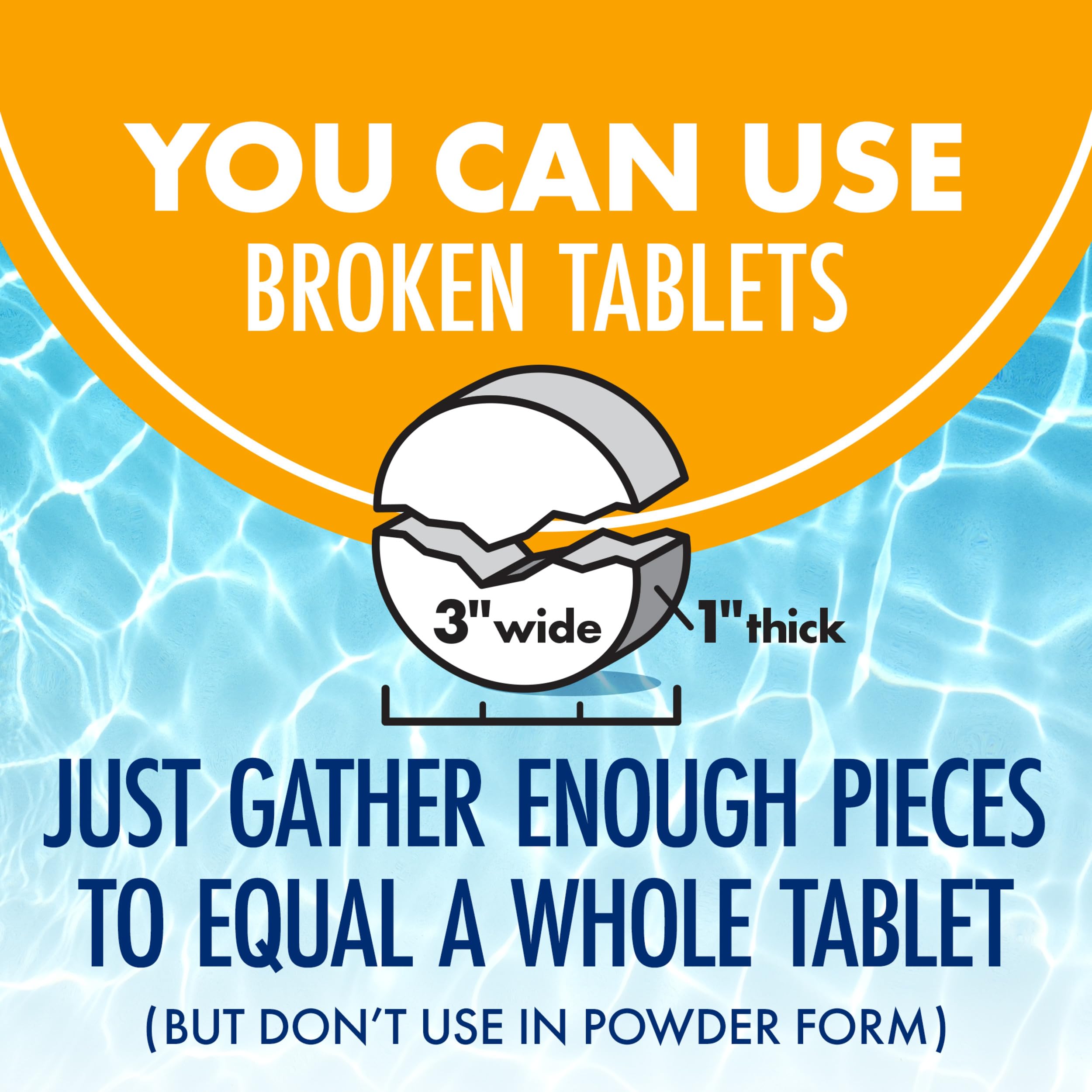 Arm & Hammer Clear Balance tablets enable mess-free dosing.
