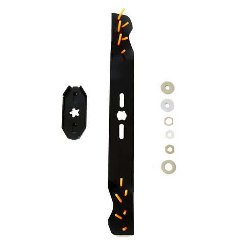 Arnold 490-100-0083 blade on mower assembly for universal fit and clean cuts