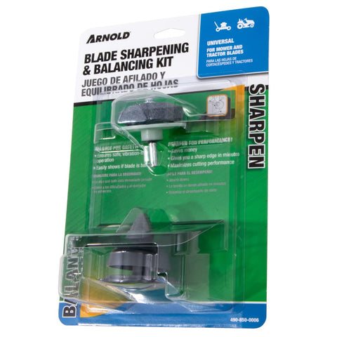 Arnold BSK-1 kit contents include sharpener and static balancer.