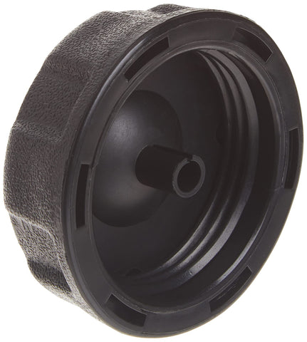Arnold gas cap mounted on engine demonstrates secure fit and leak prevention.