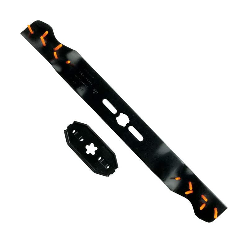 Arnold Power Rake shows compatibility with 21 and 22 inch decks for easy setup