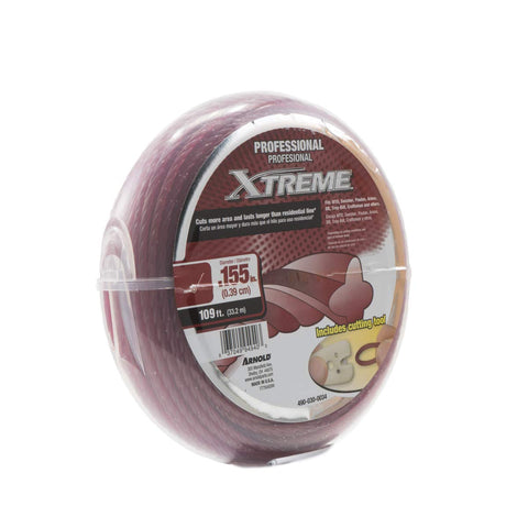 Arnold US-made trimmer line reliability and easy replacement