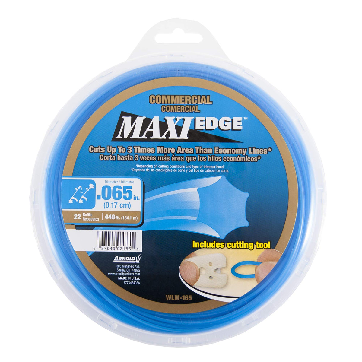 Arnold WLM-165 Maxi-Edge cutting tool for quick line changes during trimming