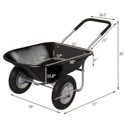 ARNOT 330 lbs capacity suits gardening and light industrial work.