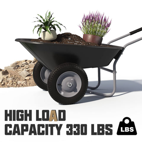 ARNOT two-wheel stability design improves balance when carrying heavy loads.