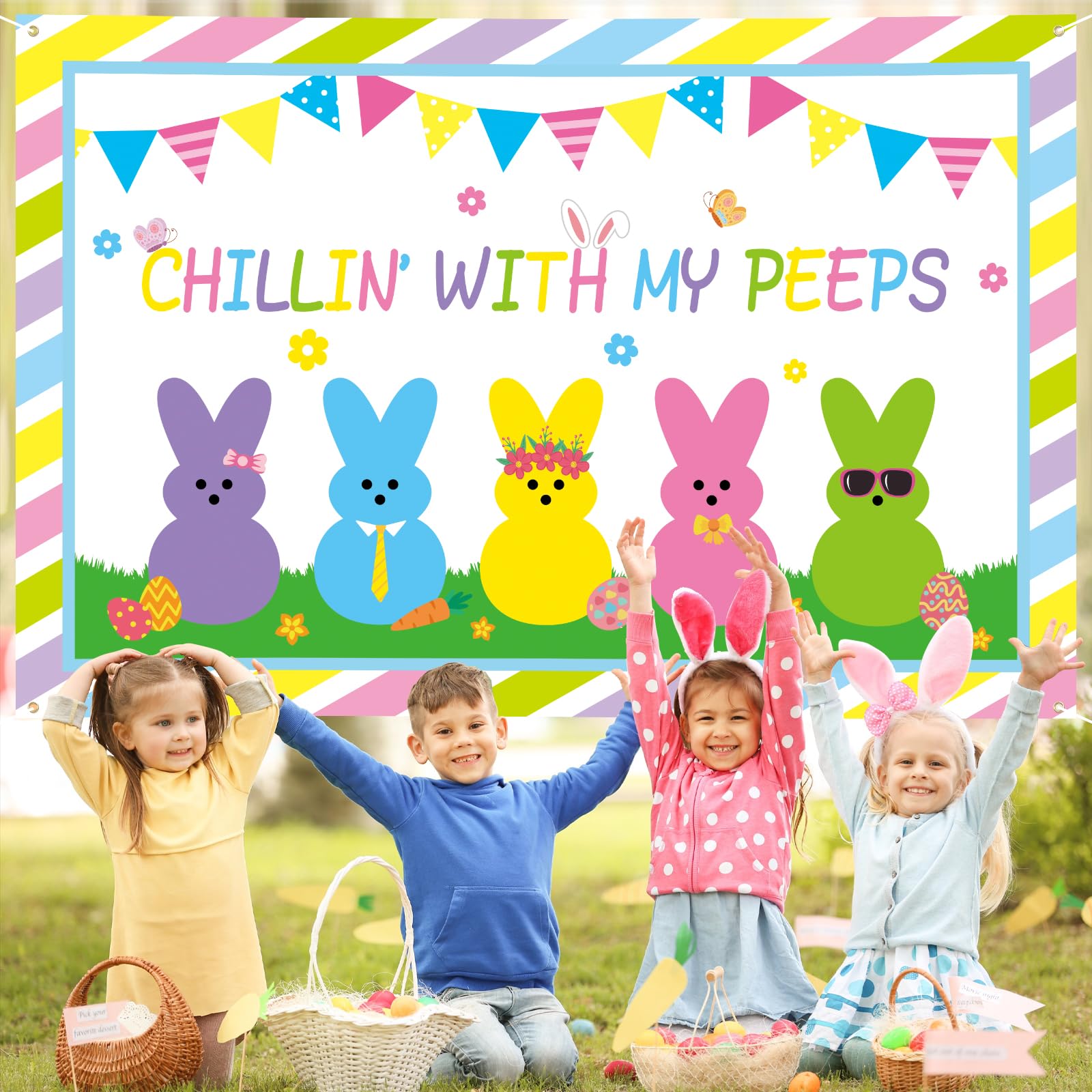 Arosche Easter backdrop fabric highlights wrinkle resistance for long-lasting displays