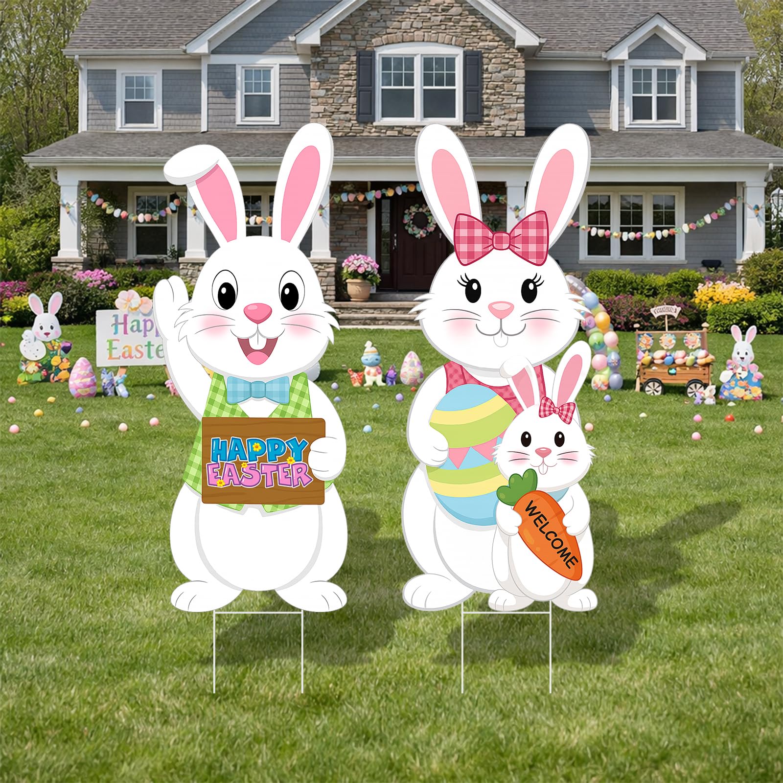 Arosche vivid color print keeps Easter art bright and fade-resistant.