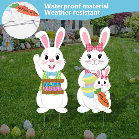 Arosche waterproof yard sign material withstands rain and wind.