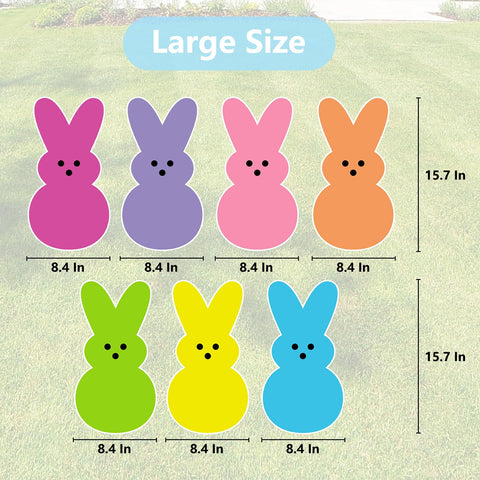 Arosche peeps Easter yard sign decor adds festive charm to outdoor spaces.