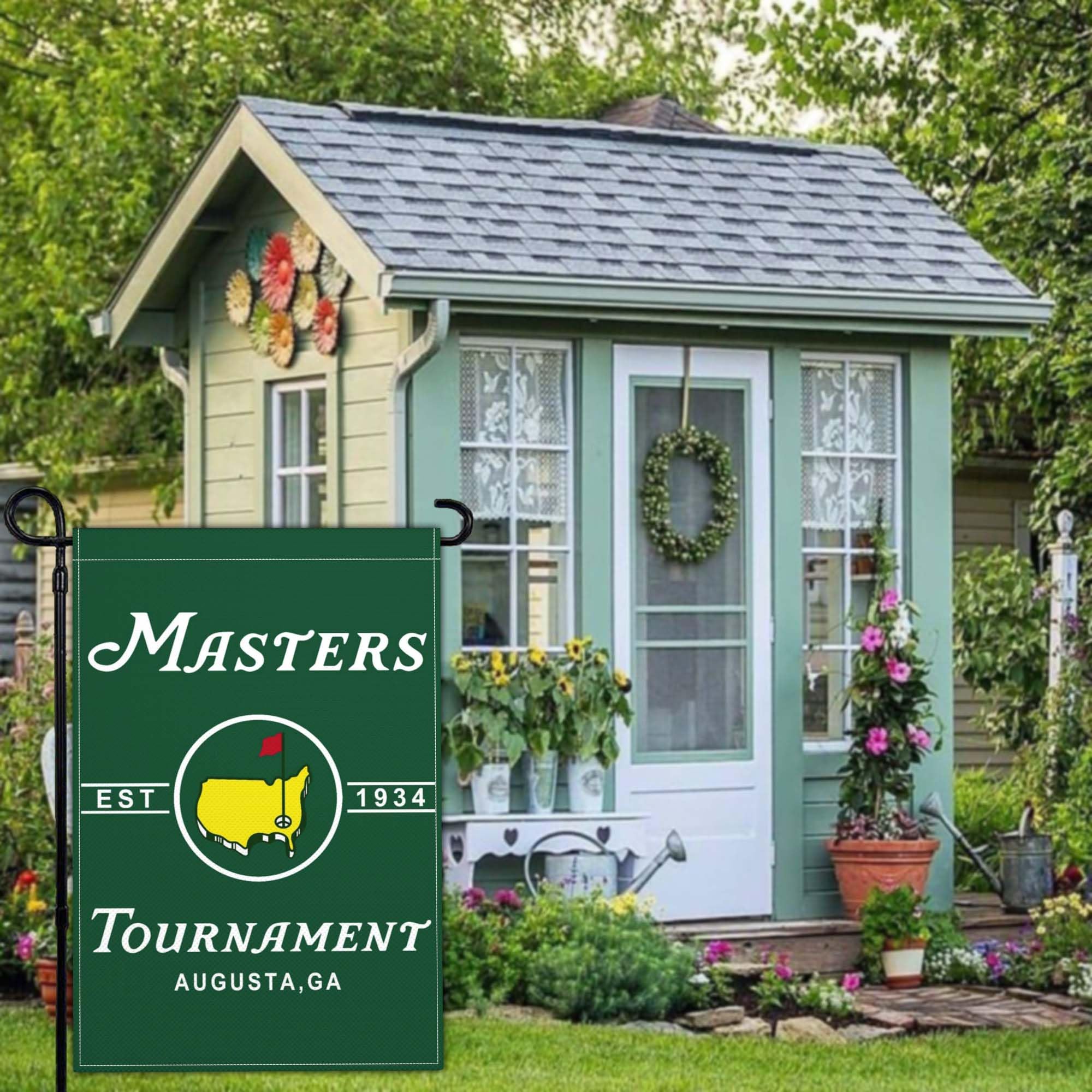 Aroxtms golf yard flag decor suitable for gardens and decks