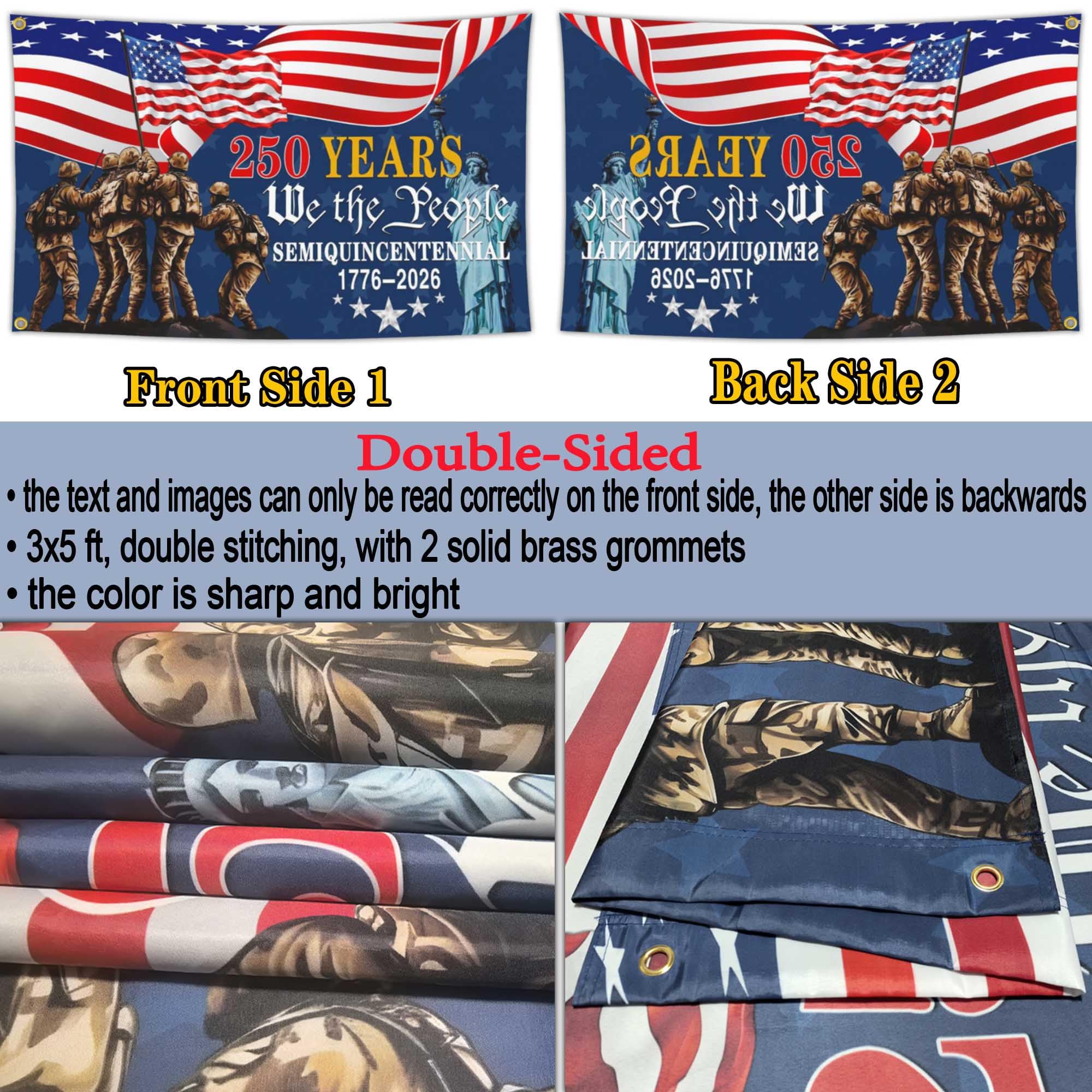 Aroxtms premium polyester flag designed to endure diverse weather.