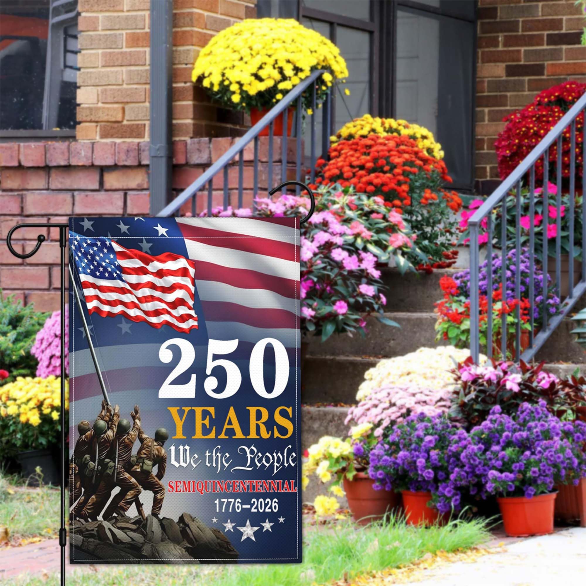 Aroxtms 4th of July flag outdoor decoration.