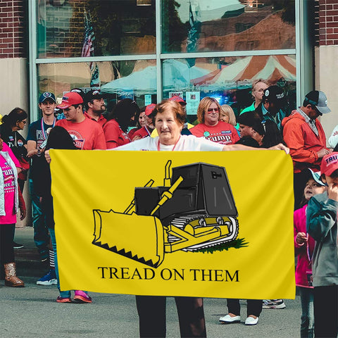 Aroxtms Killdozer flag adds playful room vibe