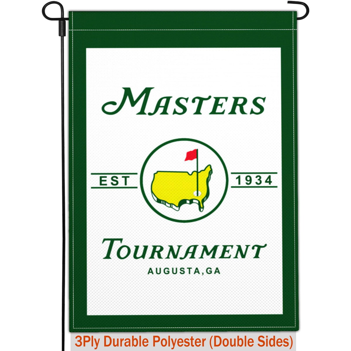 Aroxtms golf flag front view with vivid print for yard decor