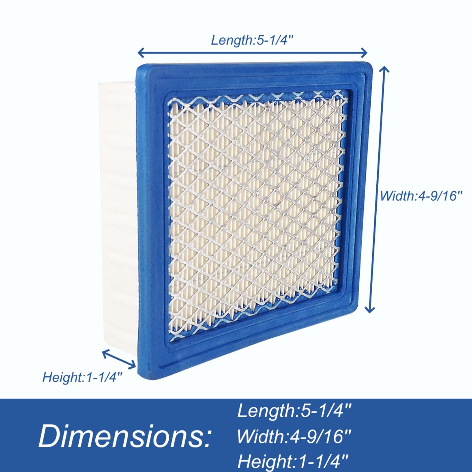 Arpisziv air filter close-up highlights filtration media for clean intake.