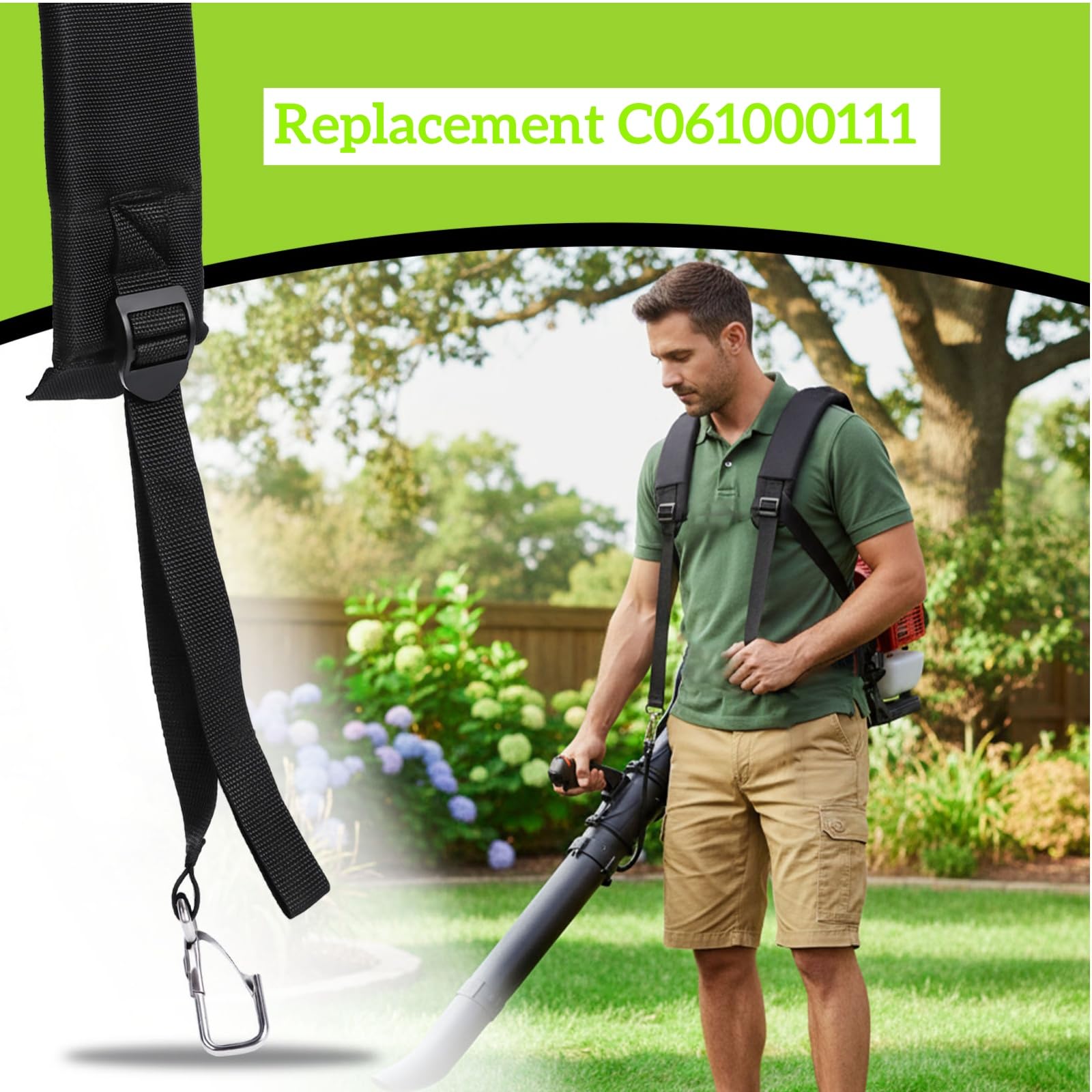 Arpisziv compatible blower straps for Echo PB-403H emphasize easy installation