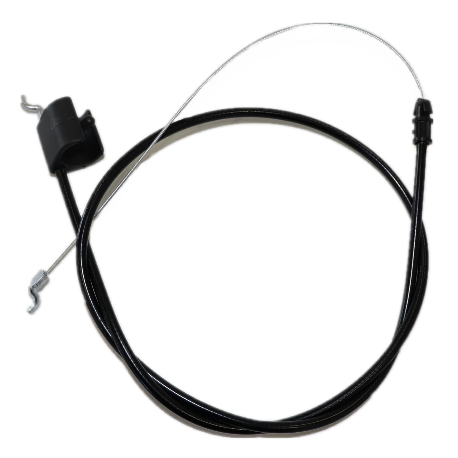 Installed Arpisziv control cable on a Troy-Bilt mower for smooth control