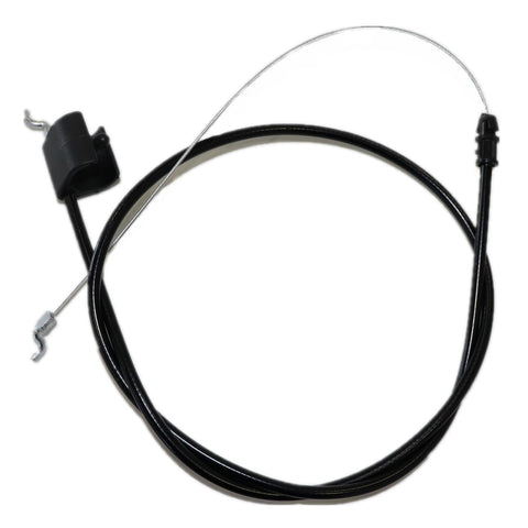 Installed Arpisziv control cable on a Troy-Bilt mower for smooth control