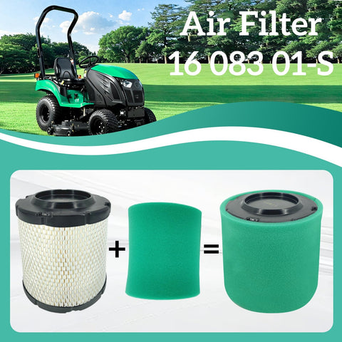 Arpisziv EZT750 air filter side view indicates compact, easy replacement.
